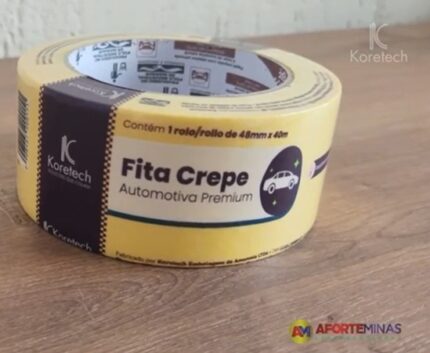 Fita Crepe Automotiva Premium AMARELA
