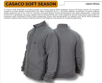 Casaco Soft Season Azul Marinho Escuro PP