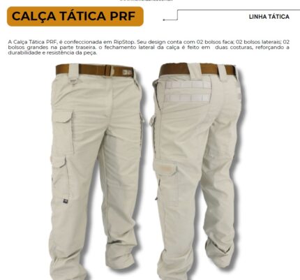 Calça Tática PRF Tan